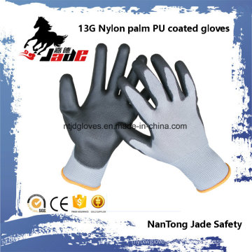 13G Gary Lind Palm Black PU Coated Labor Glove